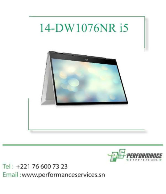 HP Pavilion 14-DW1076NR i5, 8 Go, SSD 512 Go, 14" HD Touch X360