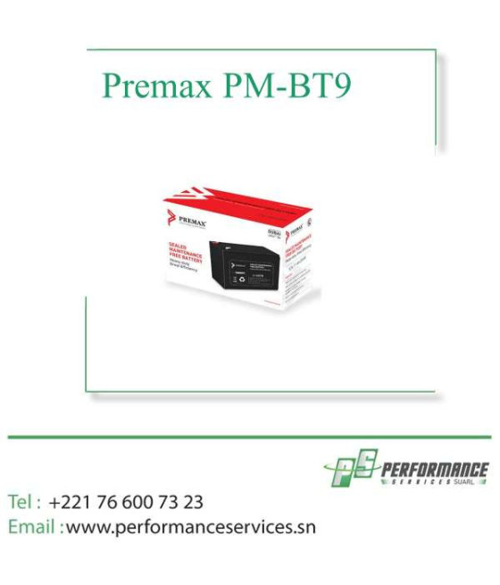 Batterie Onduleur Premax PM-BT9 12V/9AH Noir