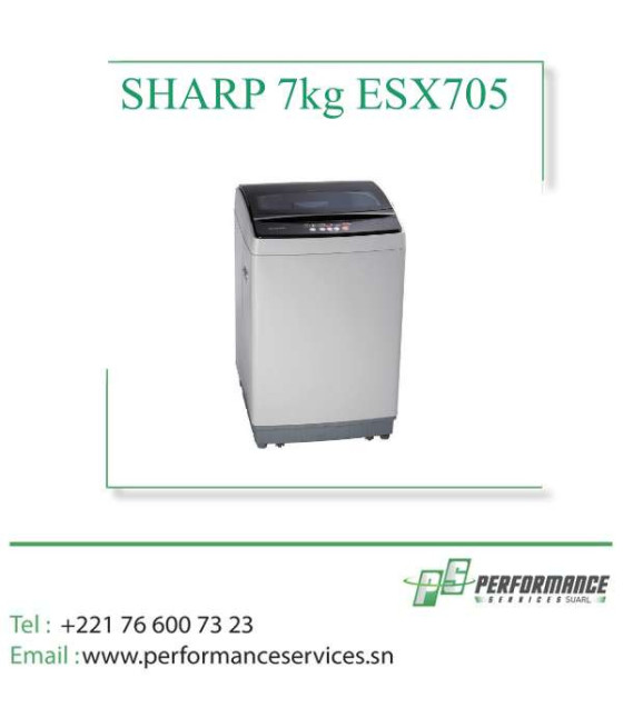 Machine à laver SHARP 7kg Automatique ESX705