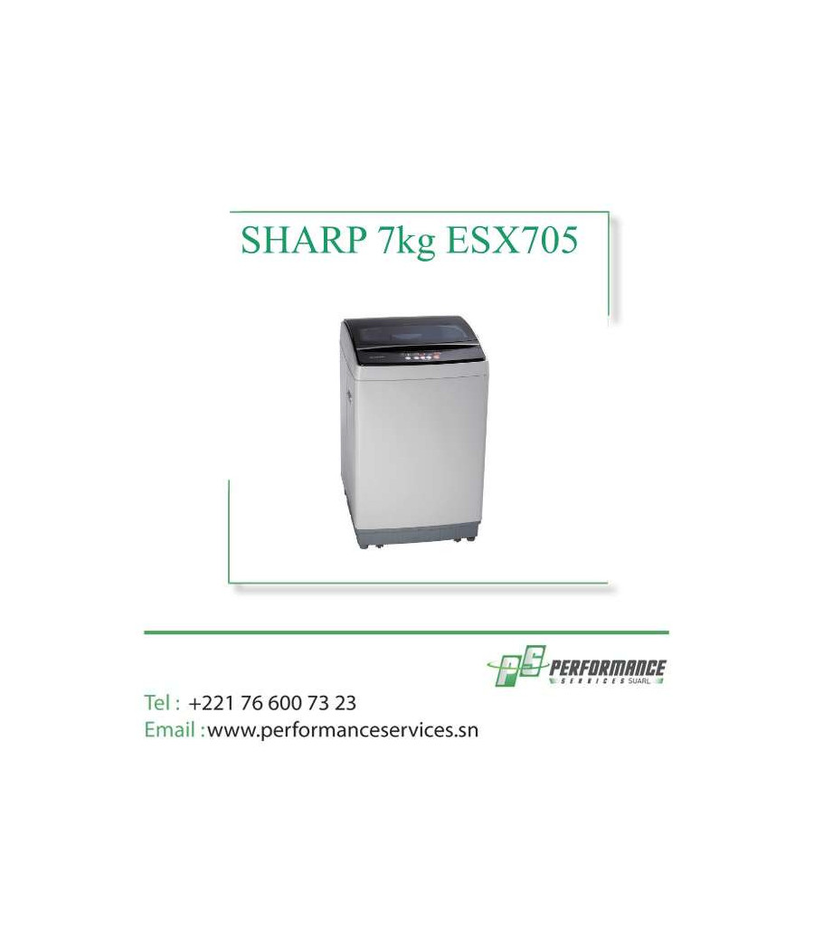 Machine à laver SHARP 7kg Automatique ESX705