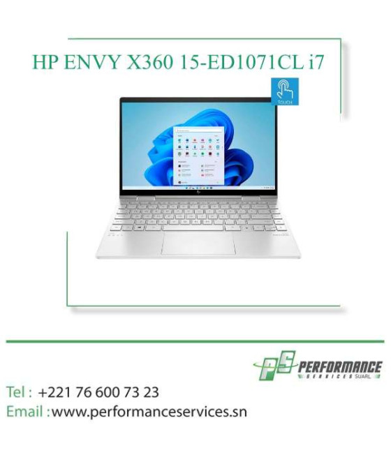 HP ENVY X360 15-ED1071CL i7, 16GB Ram, 512GB SSD 15,6"