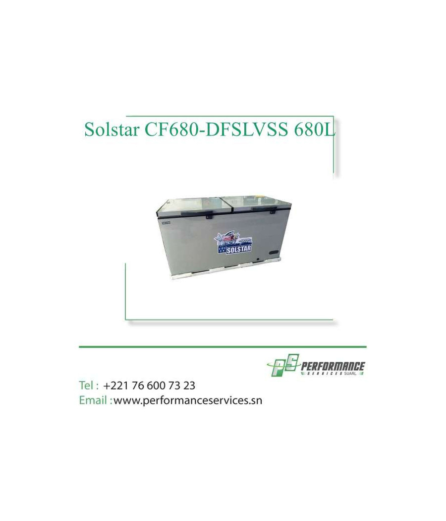 Congélateur Solstar CF680-DFSLVSS 680L