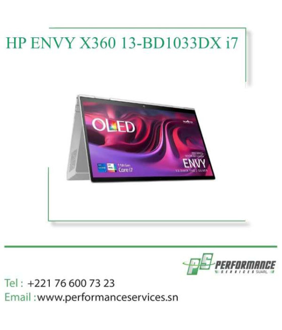 HP ENVY X360 13-BD1033DX i7, 8GB Ram, 512GB SSD 13.3" FHD