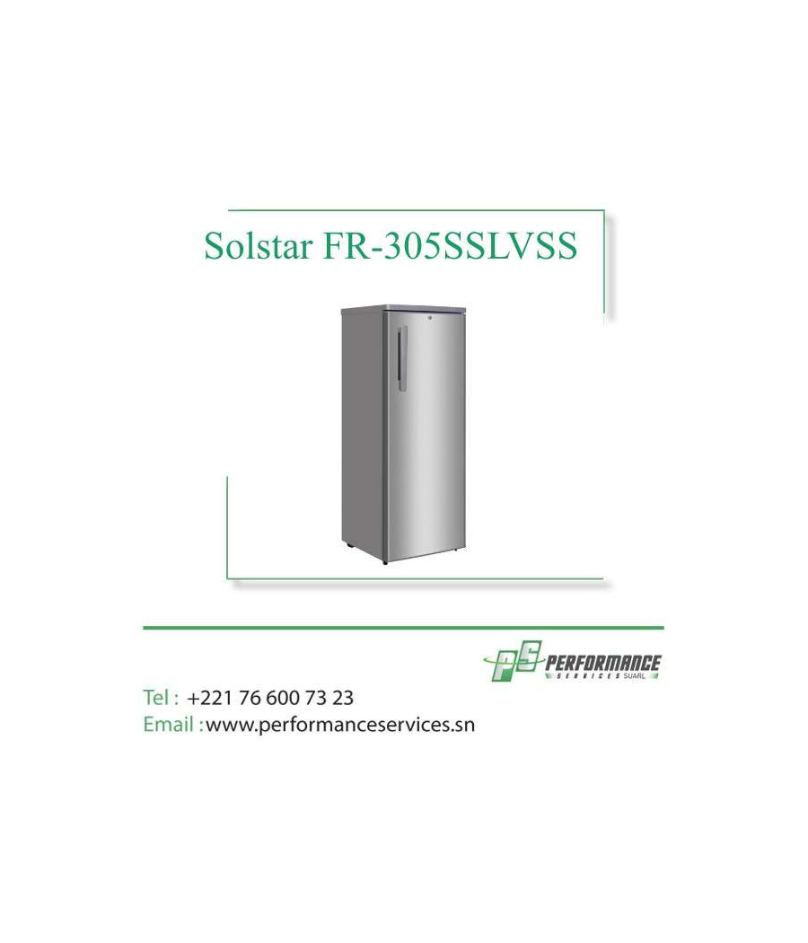 Congélateur Vertical Solstar FR-305SSLVSS 8 Tiroirs 295L