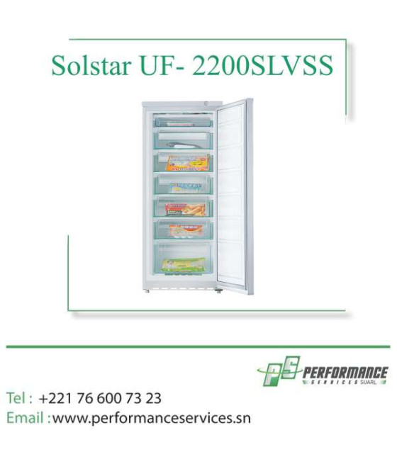 Réfrigérateur Solstar UF- 2200SLVSS