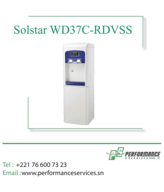Fontaine Solstar distributeur d’eau avec robinets chaud et froid WD37C-RDVSS