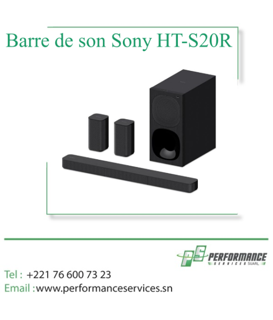 Barre de son Sony HT-S20R Bluetooth Sans fil 400w