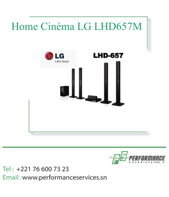 Home Cinéma LG LHD675BG 4.2CH 1000W Connectivité Bluetooth