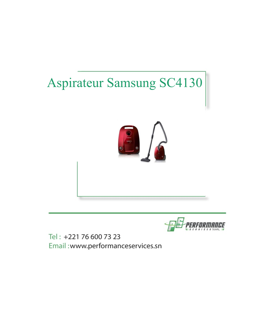 Aspirateur Samsung SC4130