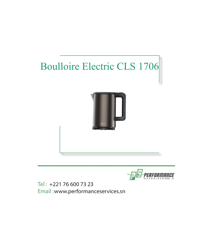Boulloire Syinix Electric CLS 1706, CLS 1707