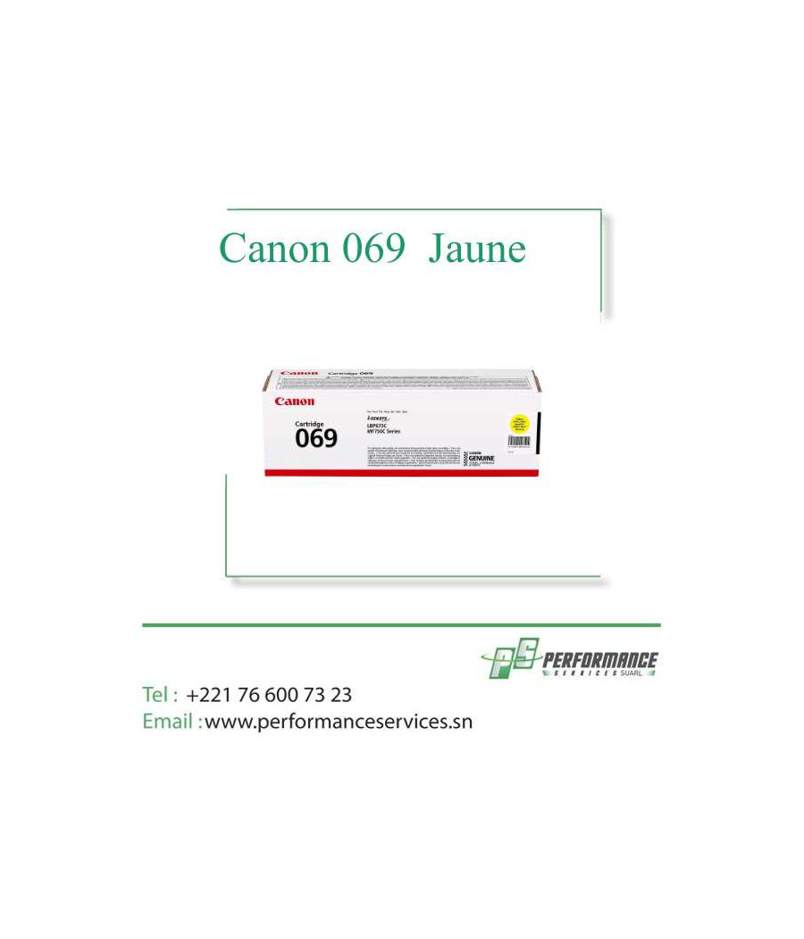Canon 069 Cartouche de toner 069BK