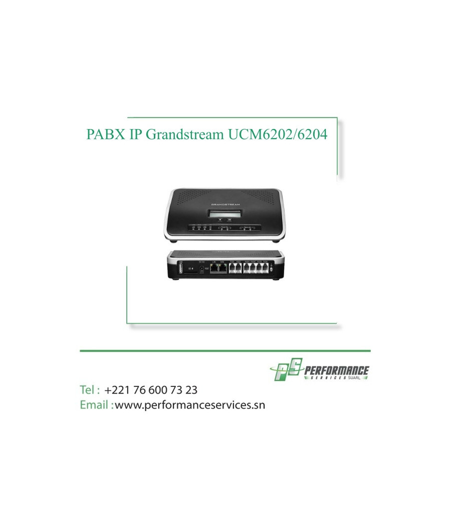 Téléphone Fixe PABX IP Grandstream UCM6202/6204
