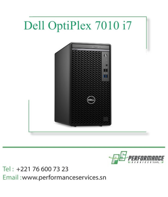 Ordinateur Dell OptiPlex 7010 Intel Core i7-13700/8 Go 256 Go SSD
