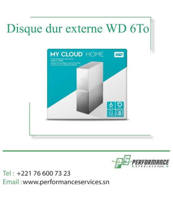Disque Dur Externe WD  My Cloud Home 6To