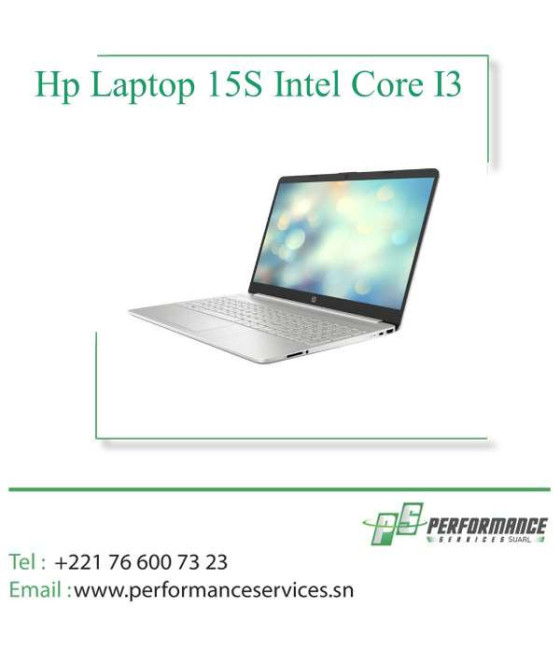 Hp Laptop 15S Intel Core I3-12th 8Go RAM 512Go SSD 15" Win11