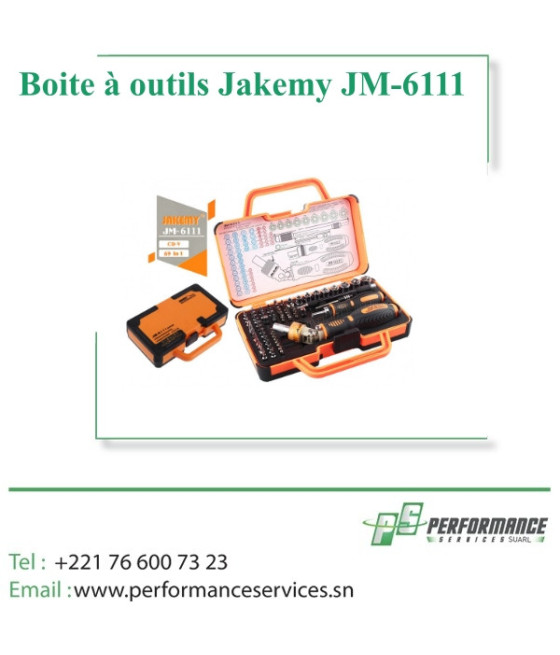 Boite à outils Jakemy de réparation de jeu de tournevis de précision 6