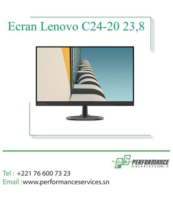 Ecran Lenovo C24-20 Moniteur Full HD 23,8 pouces