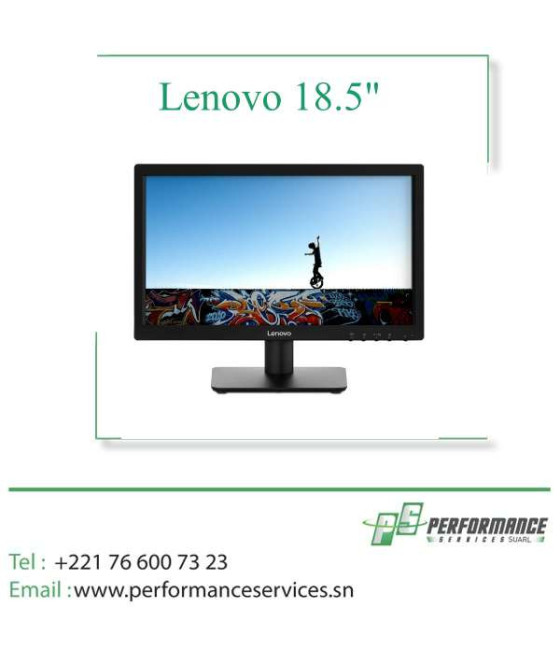 Ecran Ordinateur Lenovo 18.5" Pouces 18.5" 19 POUCE