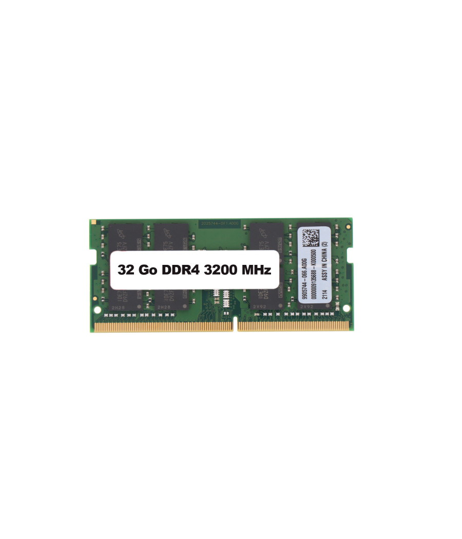 Barette mémoire 32 Go (2 x 16 Go) DDR4-3200 UDIMM pour ordinateur bure
