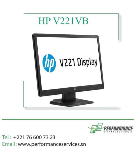 Ecran Moniteur Full HD HP V221VB 21,5 pouces, résolution 1920x1080