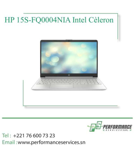 HP 15S-FQ0004NIA Intel Cèleron N4120 4Go 512 Go SSD, Ecran15.6? FHD, Windows 11