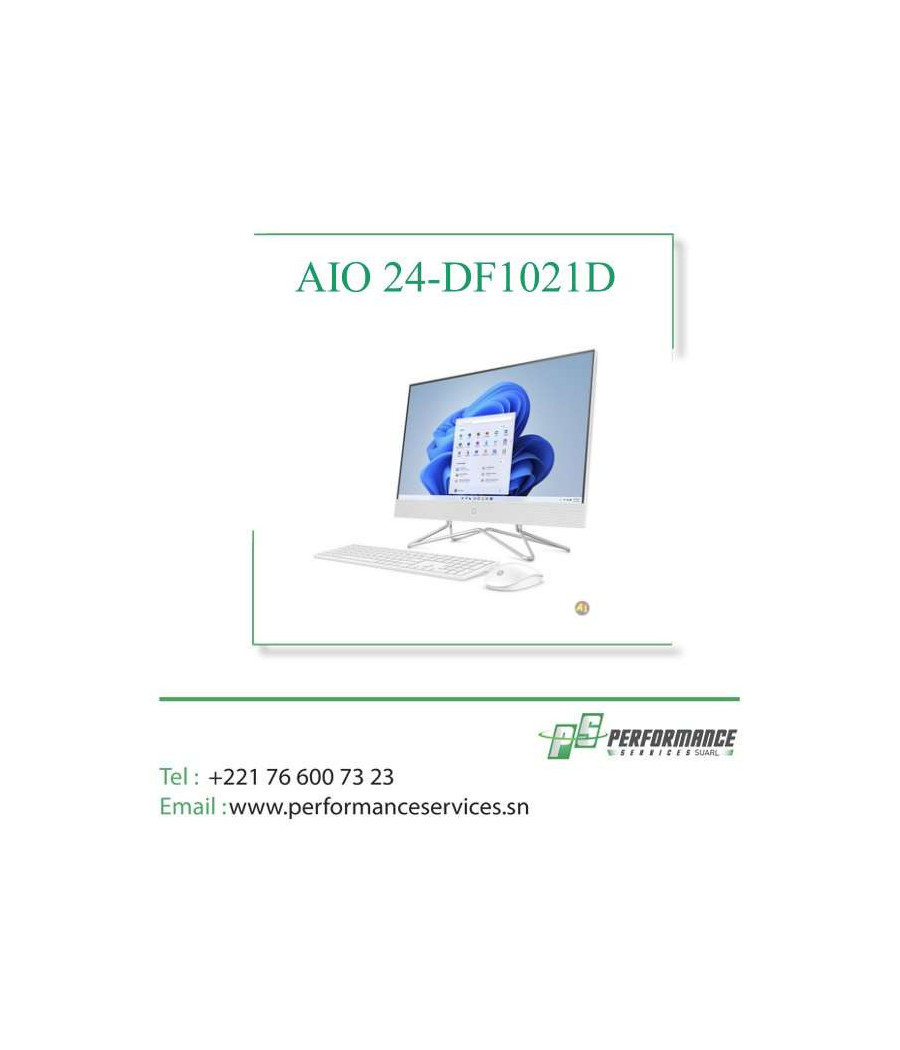 AIO 24-DF1021D Core i5-1135 G7, 8Go, 1TB HDD