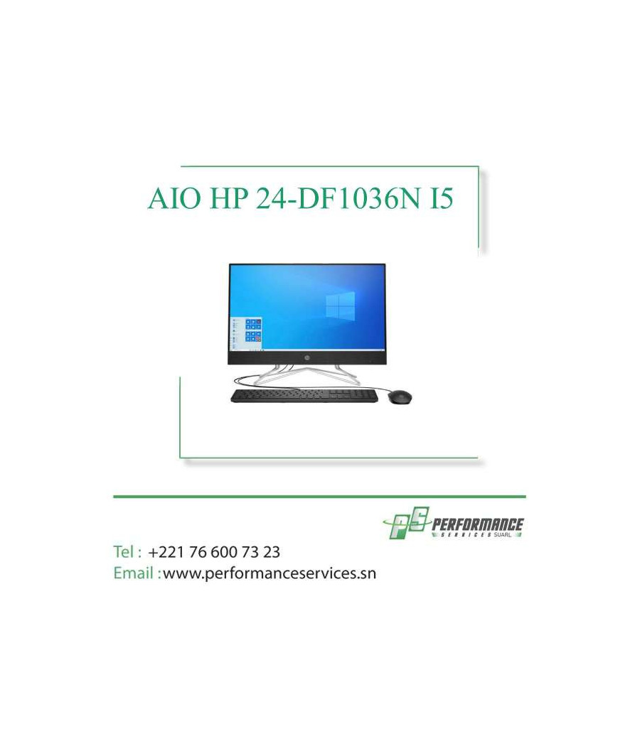 ALL IN ONE HP 24-DF1036NY CORE I5 RAM 8 Go  Disque Dur 1TB/256SSD
