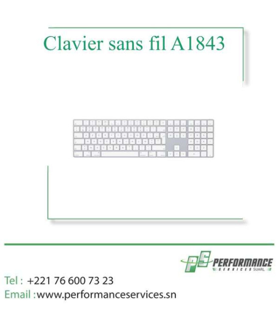 Clavier sans fil MacBook A1843