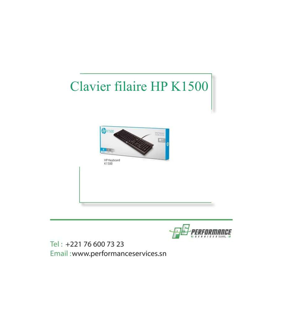 Clavier Hp Filaire Original K1500 Français