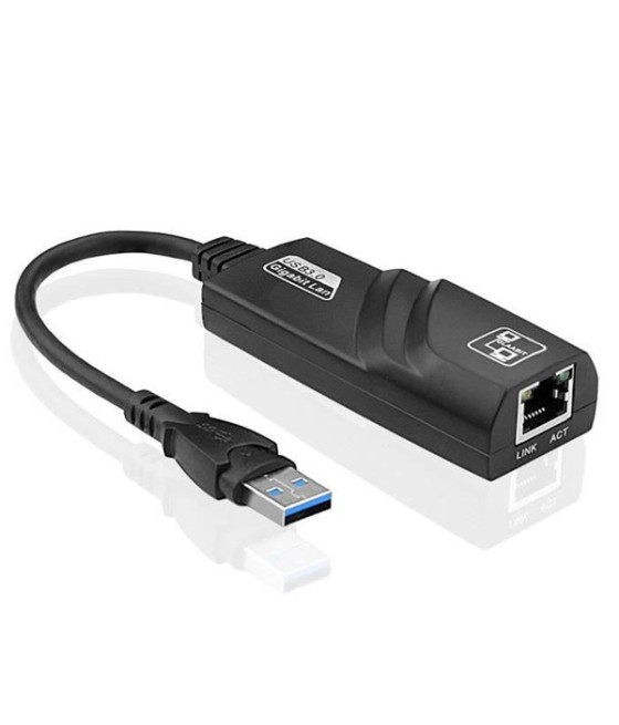 Adaptateur réseau USB 3.0 vers RJ45 Gigabit Ethernet