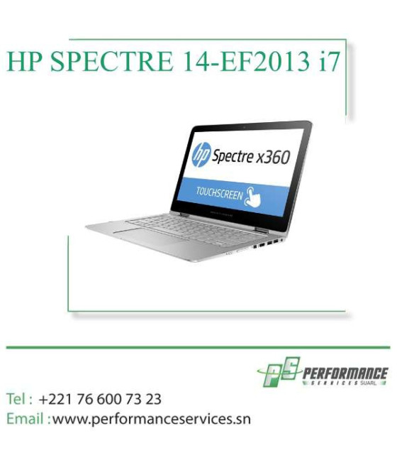 HP SPECTRE x360 14-EF2013 Intel I7, 16 Go RAM, 512 SSD, Écran Tactile 14"