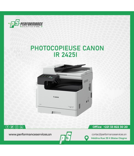 Photocopieuse Canon imageRUNNER 2425I Monochrome + Chargeur