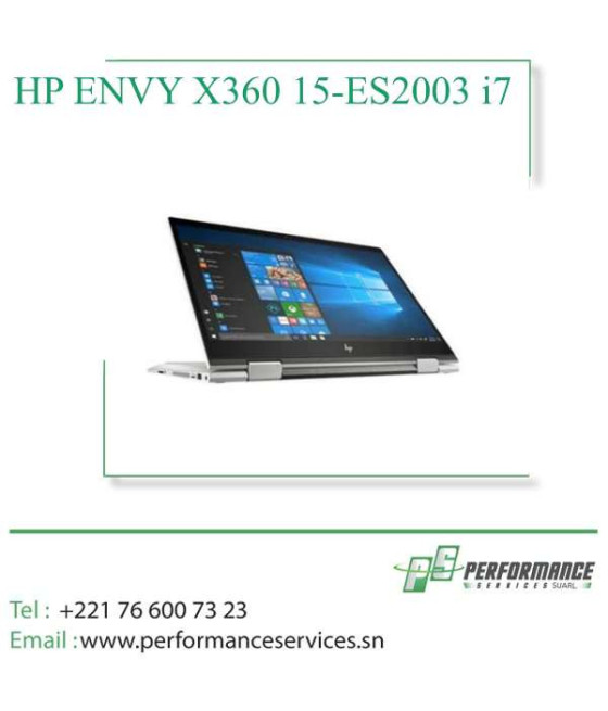 HP ENVY X360 15-ES2003- Écran Tactile 15,6", Intel I7, 16 Go RAM, 1 To SSD, Windows 11