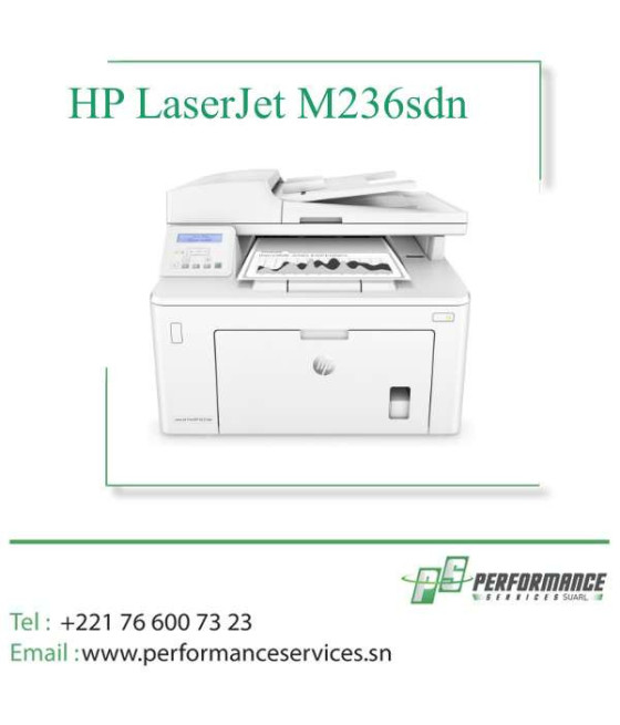 Imprimante HP LaserJet M236sdn monochrome multifonction