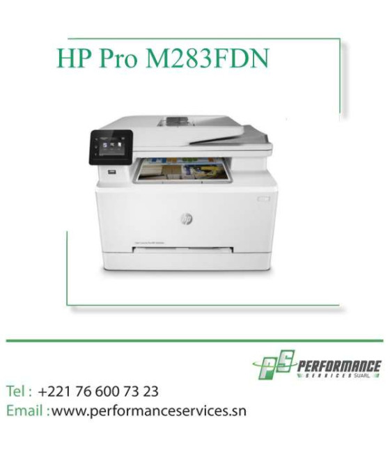 Imprimante HP Pro M283FDN Multifonction Color LaserJet Recto/Verso Aut
