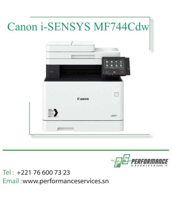 Imprimante multifonction laser  Canon i-SENSYS MF744Cdw couleur 4-en-1