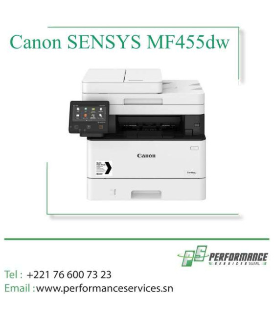 Imprimante Canon multifonction laser SENSYS MF455dw  recto verso sans
